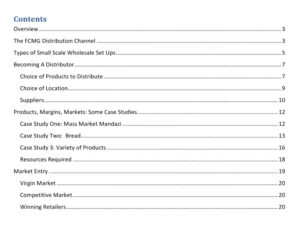 business plan for fmcg distribution