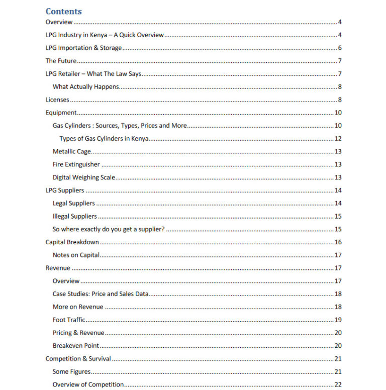 lpg gas distribution business plan pdf south africa